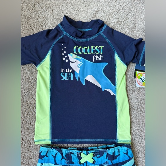 NWT Mick Mack Boys 4T Bathing Suit Two Piece - Picture 3 of 7